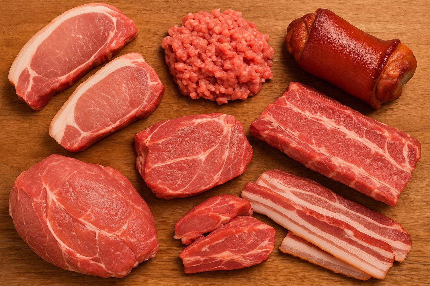 Premium Red Wattle Pork Cuts